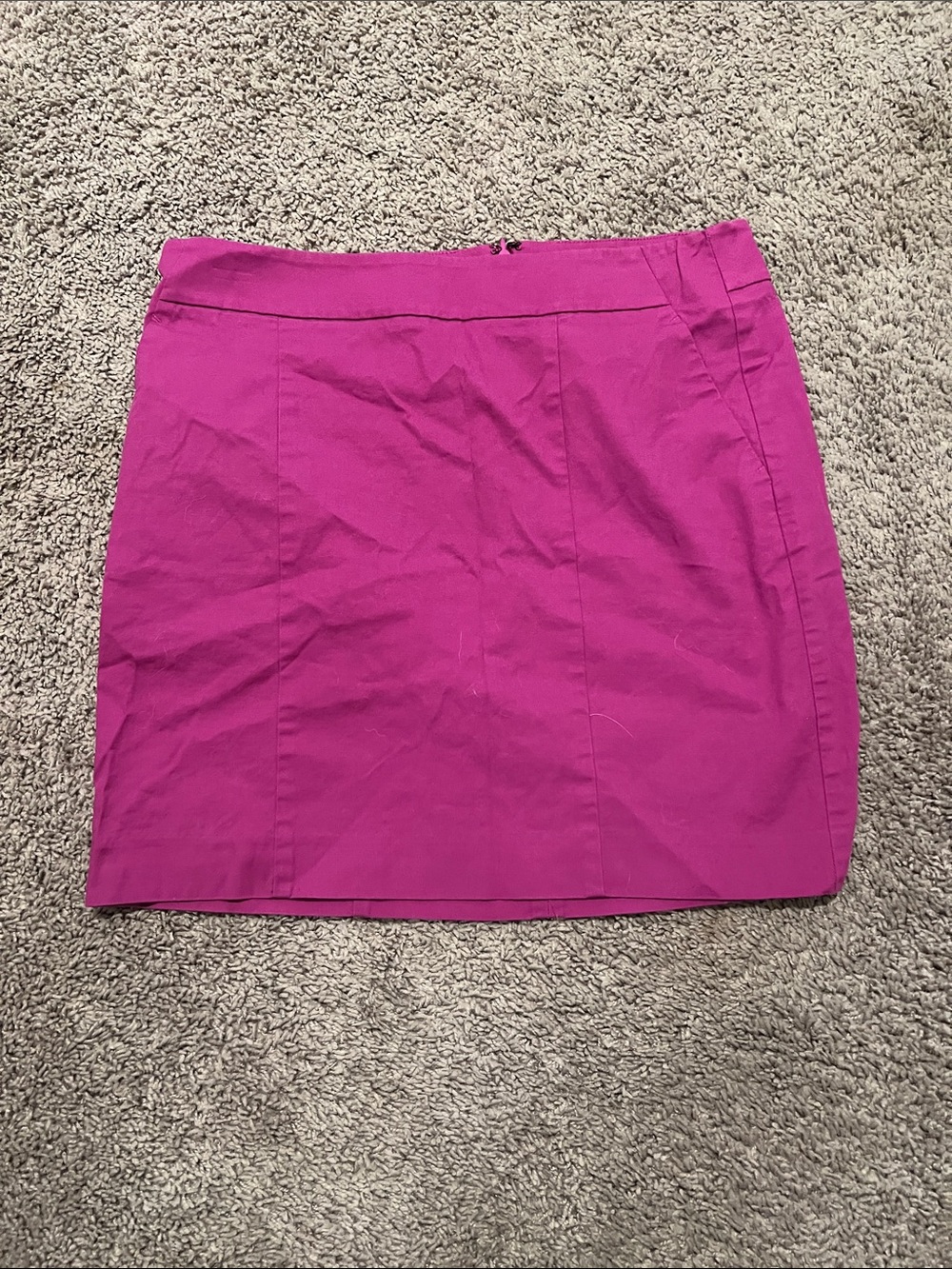Ann Taylor magenta fuschia Mini Skirt